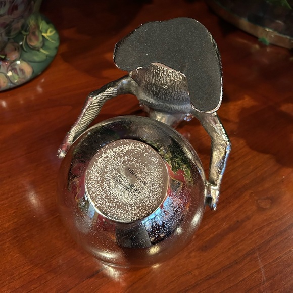 NWOT Silver Monkey Decorative Bowl - Made in India - Picture 13 of 13